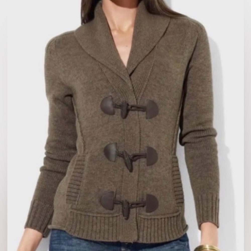 Lauren Ralph Lauren Brown Cardigan Sweater